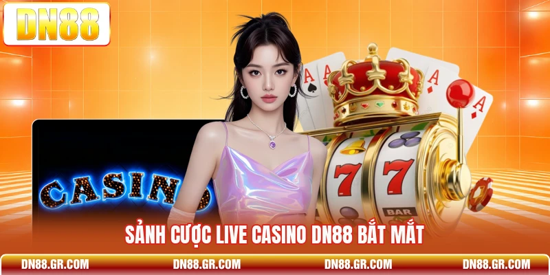 Sảnh cược live casino Dn88 bắt mắt