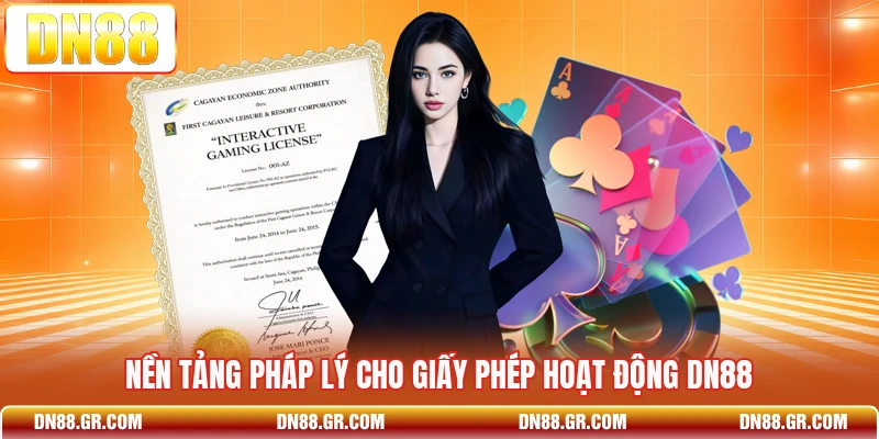 Nền tảng pháp lý cho giấy phép hoạt động Dn88